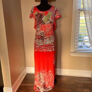 Save the Queen Colored Maxi Dress